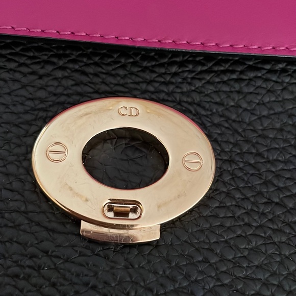 Christian Dior Be Bag Pebbled Leather Mini Satchel - Picture 12 of 14